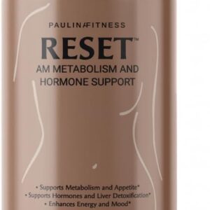 Paulina FITNESS Reset AM Metabolism and Hormone Support Supplement | Appetite Regulation, Metabolism Support, Enhanced Energy and Mood, Hormones | for Holistic Wellness | 90 Capsules